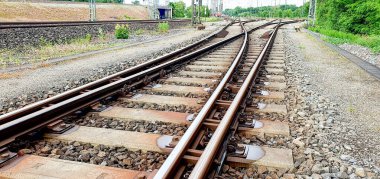 Alman demiryolları kapalı, seçici odaklı.