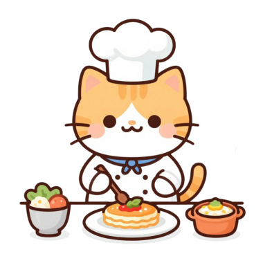 Mutfaktaki şirin kedi.