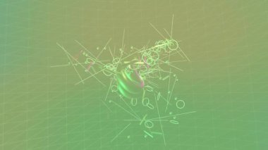 Sanatsal sunum ve yaratıcı film örtüsü için soyut hareket ile pürüzsüz sıvı animasyonu