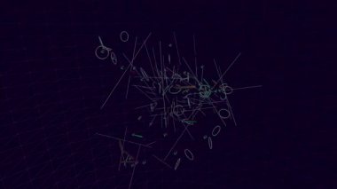 Organik desenli yüzey giriş stili video film sanatı ile soyut arkaplan tasarımı