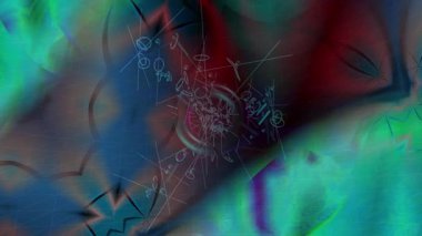 Sanatsal sunum ve yaratıcı film örtüsü için soyut hareket ile pürüzsüz sıvı animasyonu