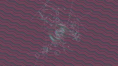 Organik desenli yüzey giriş stili video film sanatı ile soyut arkaplan tasarımı