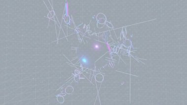 Lüks marka kimliği ve soyut hareketli video arkaplanı için ruhani ışıldayan doku