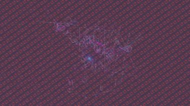 Teknoloji tasarımı için fütüristik şekillere ve dijital hareket grafiklerine sahip Geometrik yapı arkaplanı