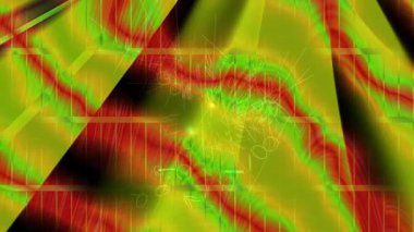 Benzersiz video giriş tasarımı projeleri için detaylı yüzey kalıbı film animasyon stili grafik girişi