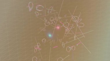 Yaratıcı video düzenleme film arkaplan tasarımı için minimalist organik hareket grafikleri