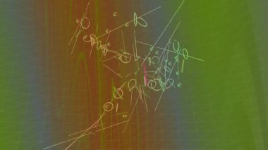 Sanatsal sunum ve yaratıcı film örtüsü için soyut hareket ile pürüzsüz sıvı animasyonu