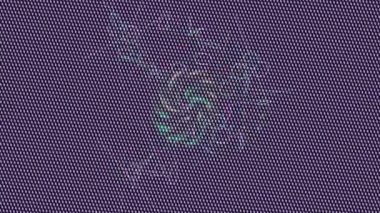 Lüks marka kimliği ve soyut hareketli video arkaplanı için ruhani ışıldayan doku