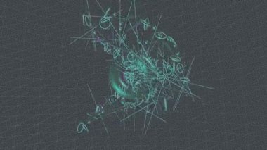 Yaratıcı video düzenleme film arkaplan tasarımı için minimalist organik hareket grafikleri