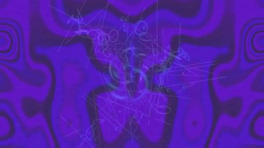 Organik desenli yüzey giriş stili video film sanatı ile soyut arkaplan tasarımı