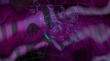 Elektronik veri görüntüleme ve modern siber hareket grafikleri için dijital geleceksel teknoloji dokusu