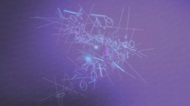 Yaratıcı video düzenleme film arkaplan tasarımı için minimalist organik hareket grafikleri