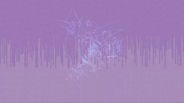 Organik desenli yüzey giriş stili video film sanatı ile soyut arkaplan tasarımı