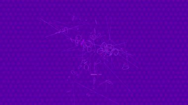 Benzersiz video giriş tasarımı projeleri için detaylı yüzey kalıbı film animasyon stili grafik girişi