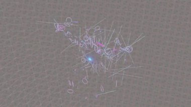 Rüya gibi film girişi ve video tasarımı için yumuşak odaklı atmosferik parçacık hareketi