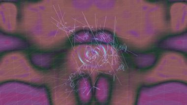 Benzersiz video giriş tasarımı projeleri için detaylı yüzey kalıbı film animasyon stili grafik girişi