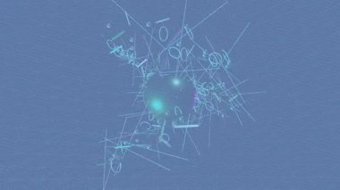 Yüksek hızlı eylem girişi ve modern dijital hareket tasarımı için dinamik enerji akışı arkaplanı