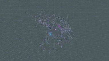 Yaratıcı video düzenleme film tasarımı için benzersiz hareket grafikleri biçimi giriş hareketi video pro