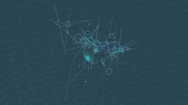 Organik desenli yüzey giriş stili video film sanatı ile soyut arkaplan tasarımı