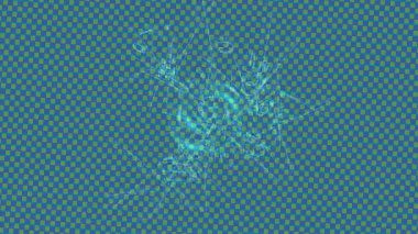 Sanatsal sunum ve yaratıcı film örtüsü için soyut hareket ile pürüzsüz sıvı animasyonu