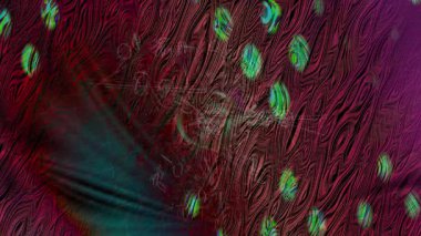 Rüya gibi film girişi ve video tasarımı için yumuşak odaklı atmosferik parçacık hareketi