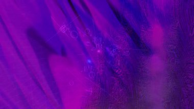 Rüya gibi film girişi ve video tasarımı için yumuşak odaklı atmosferik parçacık hareketi