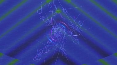 Lüks marka kimliği ve soyut hareketli video arkaplanı için ruhani ışıldayan doku