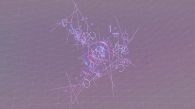 Elektronik veri görüntüleme ve modern siber hareket grafikleri için dijital geleceksel teknoloji dokusu