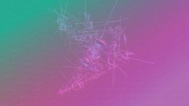 Sanatsal sunum ve yaratıcı film örtüsü için soyut hareket ile pürüzsüz sıvı animasyonu