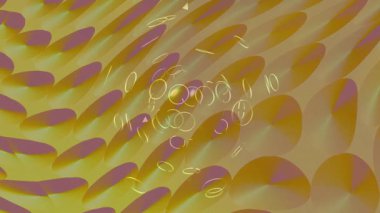 Lüks marka kimliği ve soyut hareketli video arkaplanı için ruhani ışıldayan doku