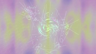 Benzersiz video giriş tasarımı projeleri için detaylı yüzey kalıbı film animasyon stili grafik girişi