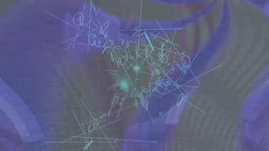 Lüks marka kimliği ve soyut hareketli video arkaplanı için ruhani ışıldayan doku