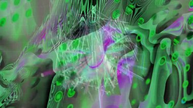 Lüks marka kimliği ve soyut hareketli video arkaplanı için ruhani ışıldayan doku