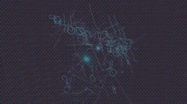 Rüya gibi film girişi ve video tasarımı için yumuşak odaklı atmosferik parçacık hareketi