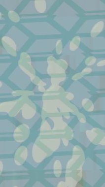 Dijital doku yüzey tasarım biçimi ile modern video animasyonu için gelişmiş hareket grafikleri