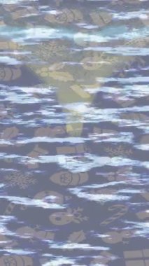 Organik desenli yüzey giriş stili video film sanatı ile soyut arkaplan tasarımı