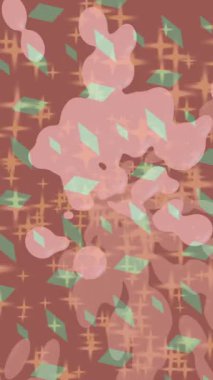 Lüks hareket projeleri için soyut tasarım stili animasyonu olan üst düzey dijital doku