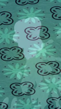 Yaratıcı video düzenleme film arkaplan tasarımı için minimalist organik hareket grafikleri