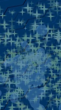 Profesyonel video projeleri sanat tarzı için organik hareketli arkaplan tasarımı