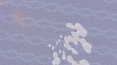 Benzersiz dijital animasyon tarzı grafikleri olan yaratıcı ortam tasarımı için yenilikçi hareket dokusu