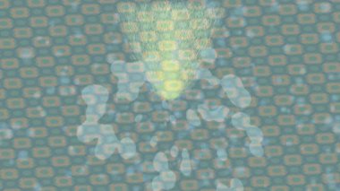 Benzersiz video giriş tasarımı projeleri için detaylı yüzey kalıbı film animasyon stili grafik girişi