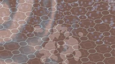 Estetik doku arkaplan tasarımı renkli hareket grafikleri ile moda film giriş profosyoneli