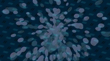 Soyut hareket desenli fütüristik video üretimi için dinamik dijital arkaplan