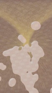 Lüks hareket projeleri için soyut tasarım stili animasyonu olan üst düzey dijital doku