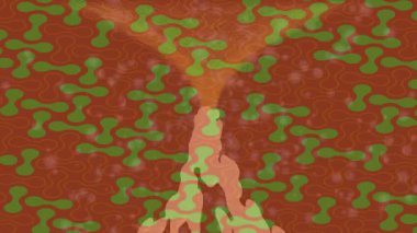 Yaratıcı video düzenleme film arkaplan tasarımı için minimalist organik hareket grafikleri