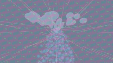 Benzersiz hareket grafikleri tasarım sanatına sahip yaratıcı film üretimi için özet bir arkaplan