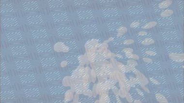 Soyut hareket desenli fütüristik video üretimi için dinamik dijital arkaplan