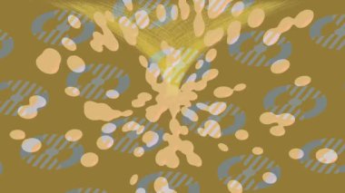 Benzersiz video giriş tasarımı projeleri için detaylı yüzey kalıbı film animasyon stili grafik girişi