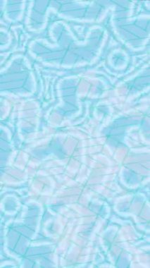 Benzersiz dijital animasyon tarzı grafikleri olan yaratıcı ortam tasarımı için yenilikçi hareket dokusu