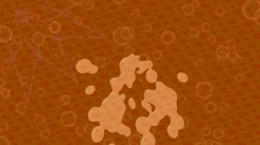 Organik desenli yüzey giriş stili video film sanatı ile soyut arkaplan tasarımı